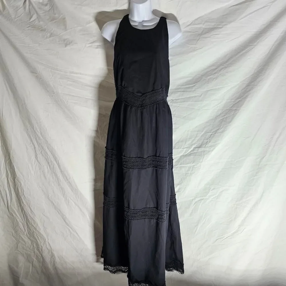 Abercrombie & fitch open back cottage core dress